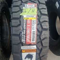 LT285/75R17 Nitto Ridge Grappler Tire "NEW"