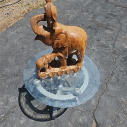 Carved elephant Statue 
