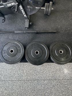 Bumper Plate Set – 210 lbs (2x45, 2x35, 2x25)