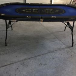 Texas Holden Folding Poker Table 