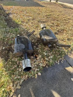 G37 Stock Mufflers