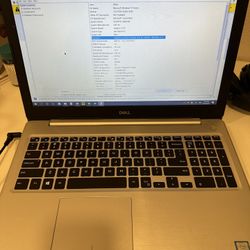 Dell Inspiron 15 5570 i5-8250 SSD installed Touch Screen