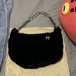 Chanel Faux Fur Bag 2002-2003