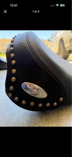 Harley Davidson motorcycle seat