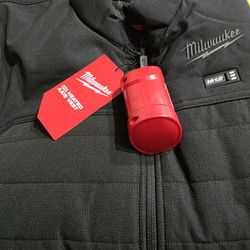 Men's 2X-Large M12 12V Lithium-Ion Cordless AXIS Black Heated Vest (Vest Only)