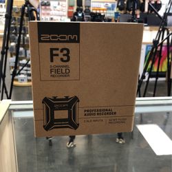 ZOOM F3 2 CHANNEL FIELD RECORDER 