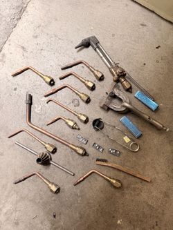 Acetylene welding tips set