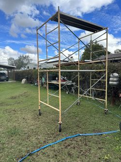 12 Ft. High Scaffolding, Includes 3 Planks