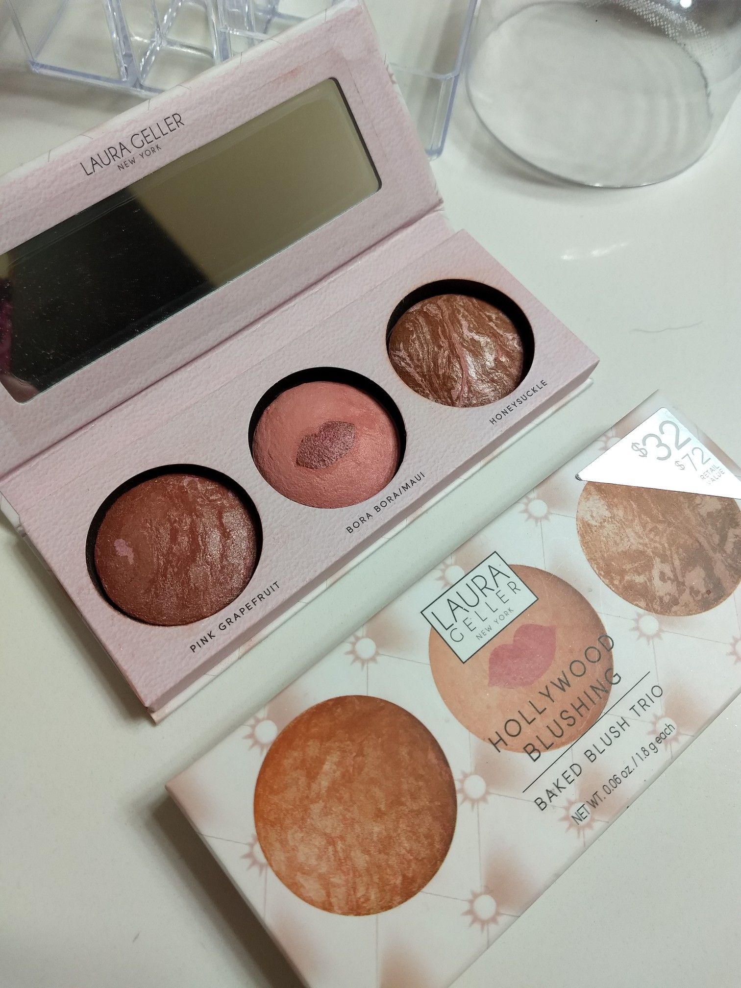 Blush trio