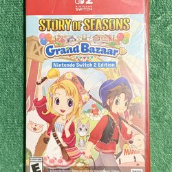 Story of Seasons: Grand Bazaar - Nintendo Switch 2 Edition Brand New Sealed