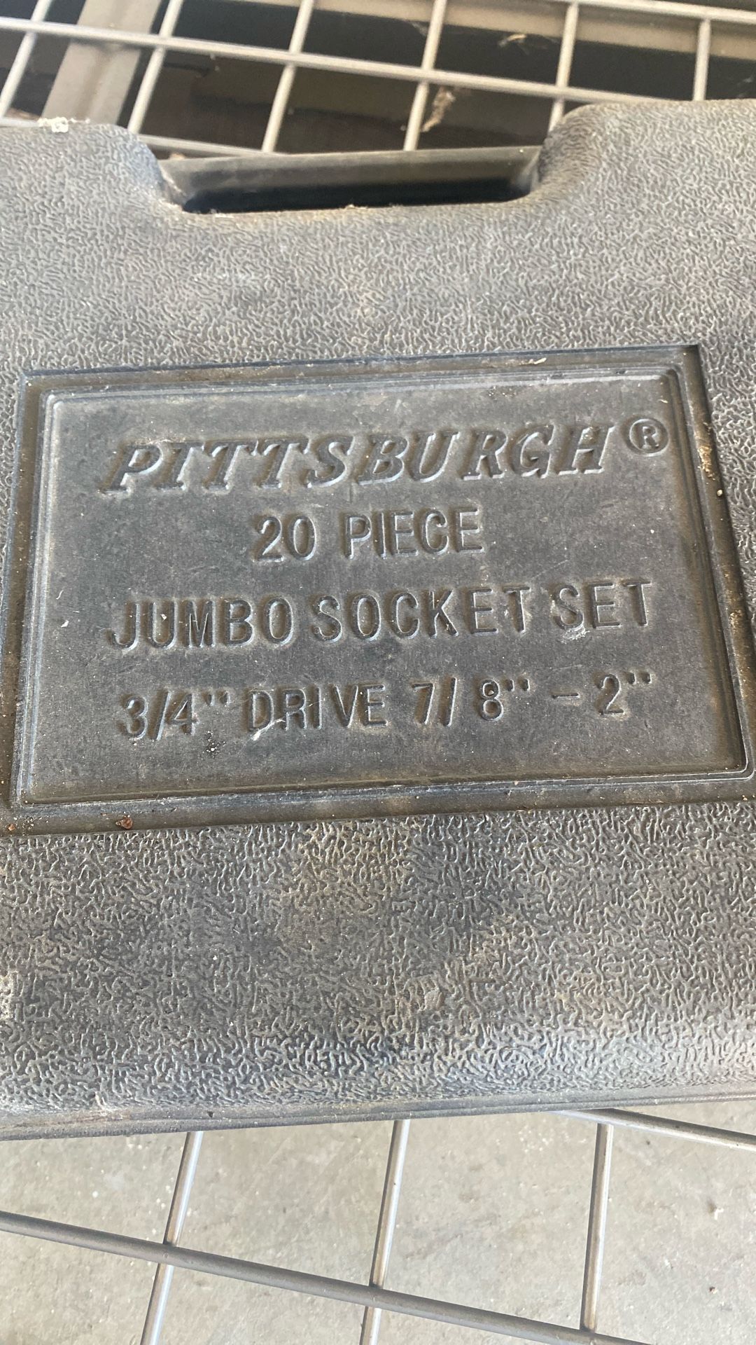 Pittsburgh 20 Piece Set 3/4” Drive
