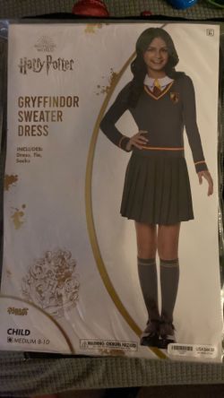 Gryffindor Sweater Dress Costume