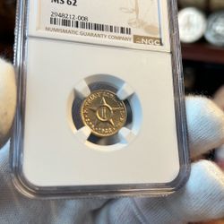 Un Centavo De Cuba 1938 Ms62 De Cuba 