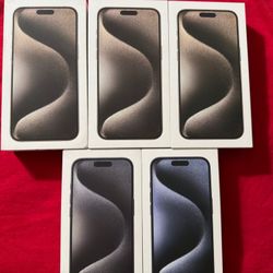 New Apple iPhone 15 Pro Max 256gb $1300  Or iPhone 15 Pro 256gb $1200 Unlocked With Apple Receipt I Can Meet Right Now Price Is Firm Not Negotiable 