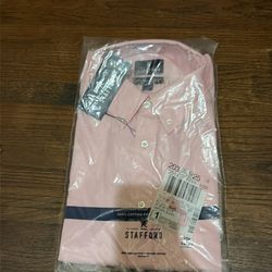 Mens clothes size 16 (32-33) dress shirt  (pink)