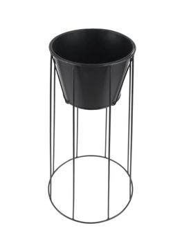 Mainstays 12" x 12" x 22" Black Metal Plant Stand
