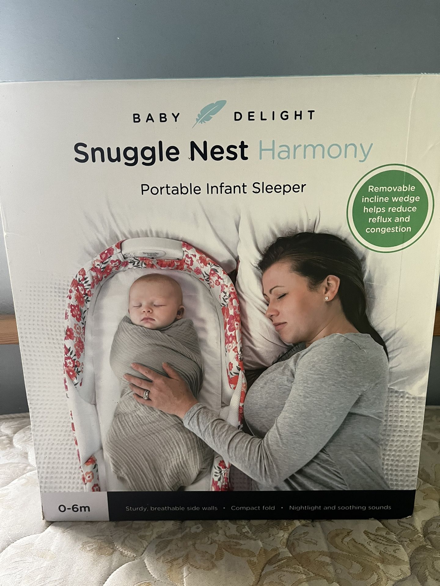 Snuggle Nest Harmony - Portable Infant Sleeper