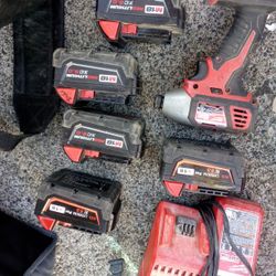 Milwaukee M18 Red Lithium XC 5.0 Batteries