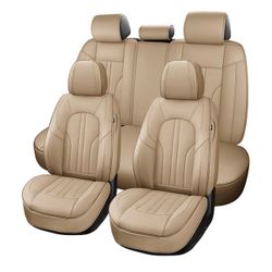 Seat Covers Universal / Fit for Most Cars/ Beige