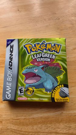 Pokémon Leaf Green (GBA) Box ONLY with All Inserts Included