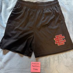 Eric Emanuel Basic Shorts Black/Red Valentines Day|Size: L