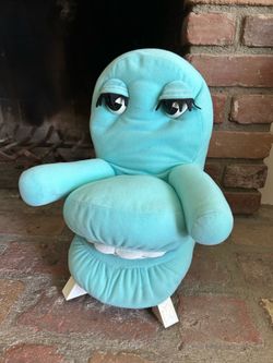 Vintage 1980’s Matchbox Pee-Wee's Playhouse Chairry Plush Doll Puppet Toy 14.5”
