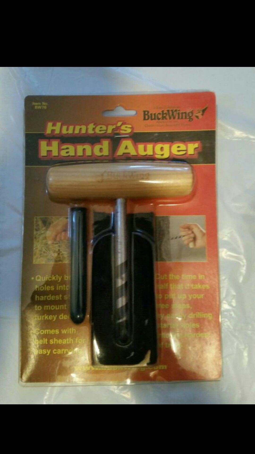 Buckwing tree step auger