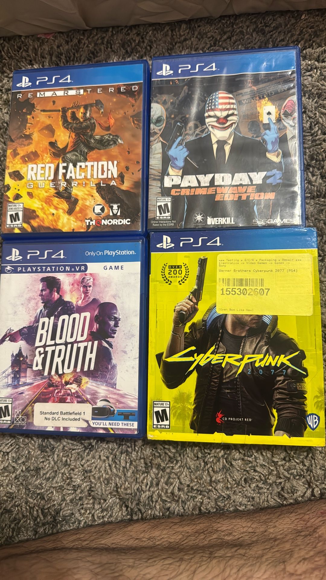 A lot Of PS4 Games