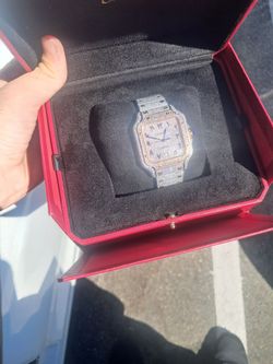 Santos Iced Out Watch