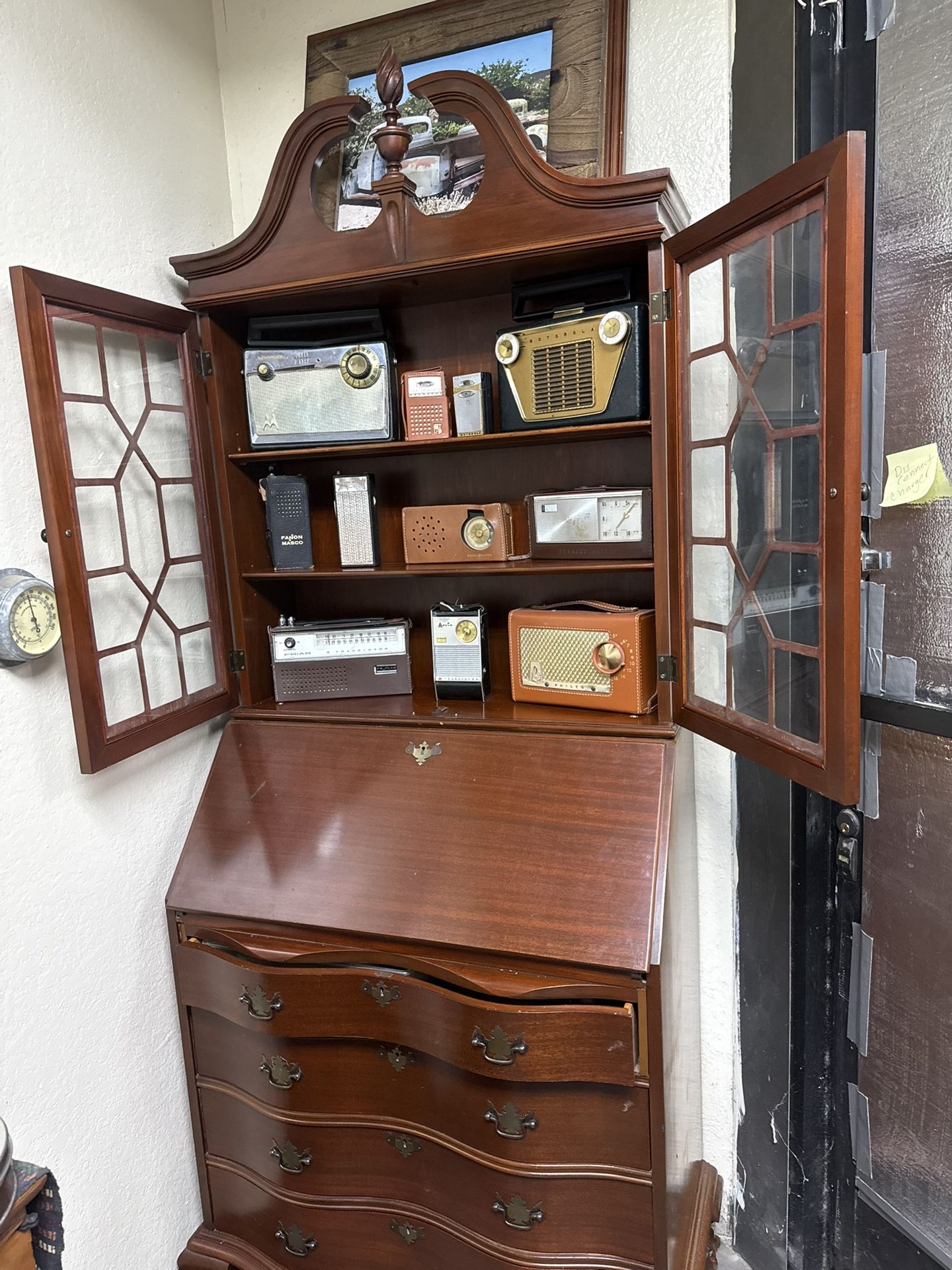 Secretary Desk With Hutch