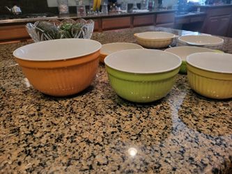 Antique Bowl Set Never Used Perfect 
