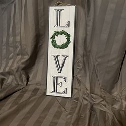 Love Wood Sign