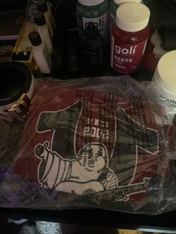 Red Graphic T-Shirt in Plastic Bag