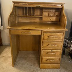 Roll Top Secretary Desk