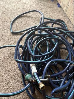 🌿 Heavy-Duty Garden Hose with Spray Nozzle – Ready to Use!