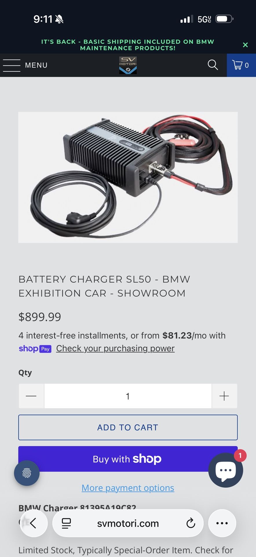 Battery Charger SL50
