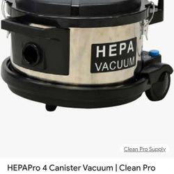 HEPA VACUUM ITS WORKING 