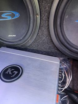 Speakers Size 12"amp 1200 W