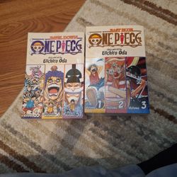 One Piece Vol. 1,2,3,55,56,57,