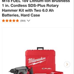 Milwaukee 1" Rotary Hammerdrill Kit