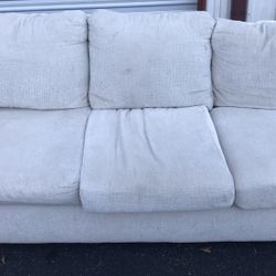 Creme Color Couch Set