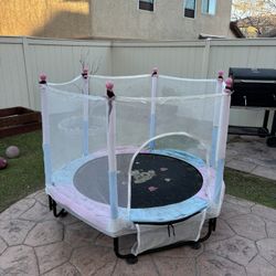 Kids Swing Set And Trampoline For Sale