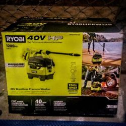 Pressure Washer RYOBI 💥40 V High Performance💥Brand New💥 UNOPENED Box💥 60% Off