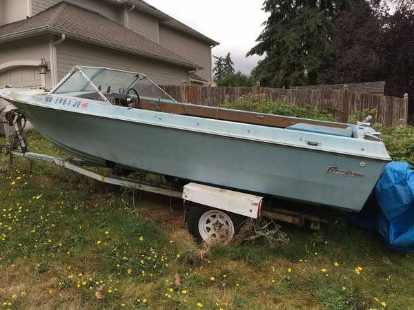 Fiberform Boat 1972 18 ft