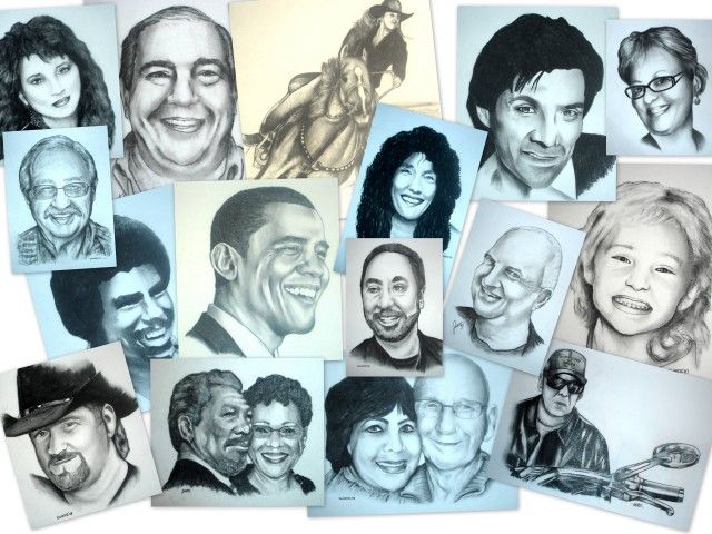 Portraits In Charcoal