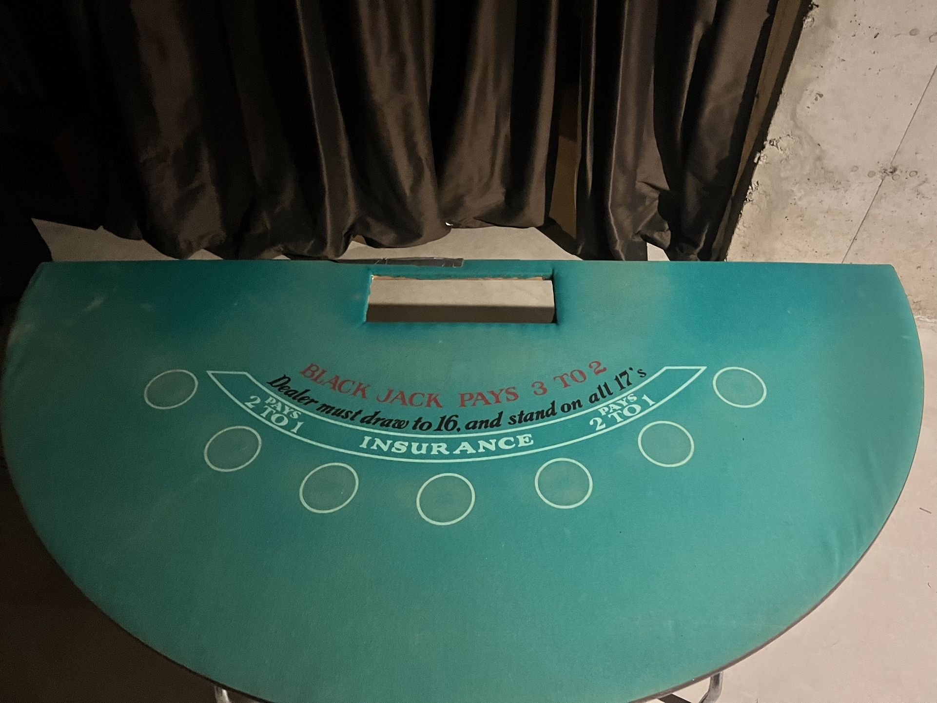 Black Jack Table