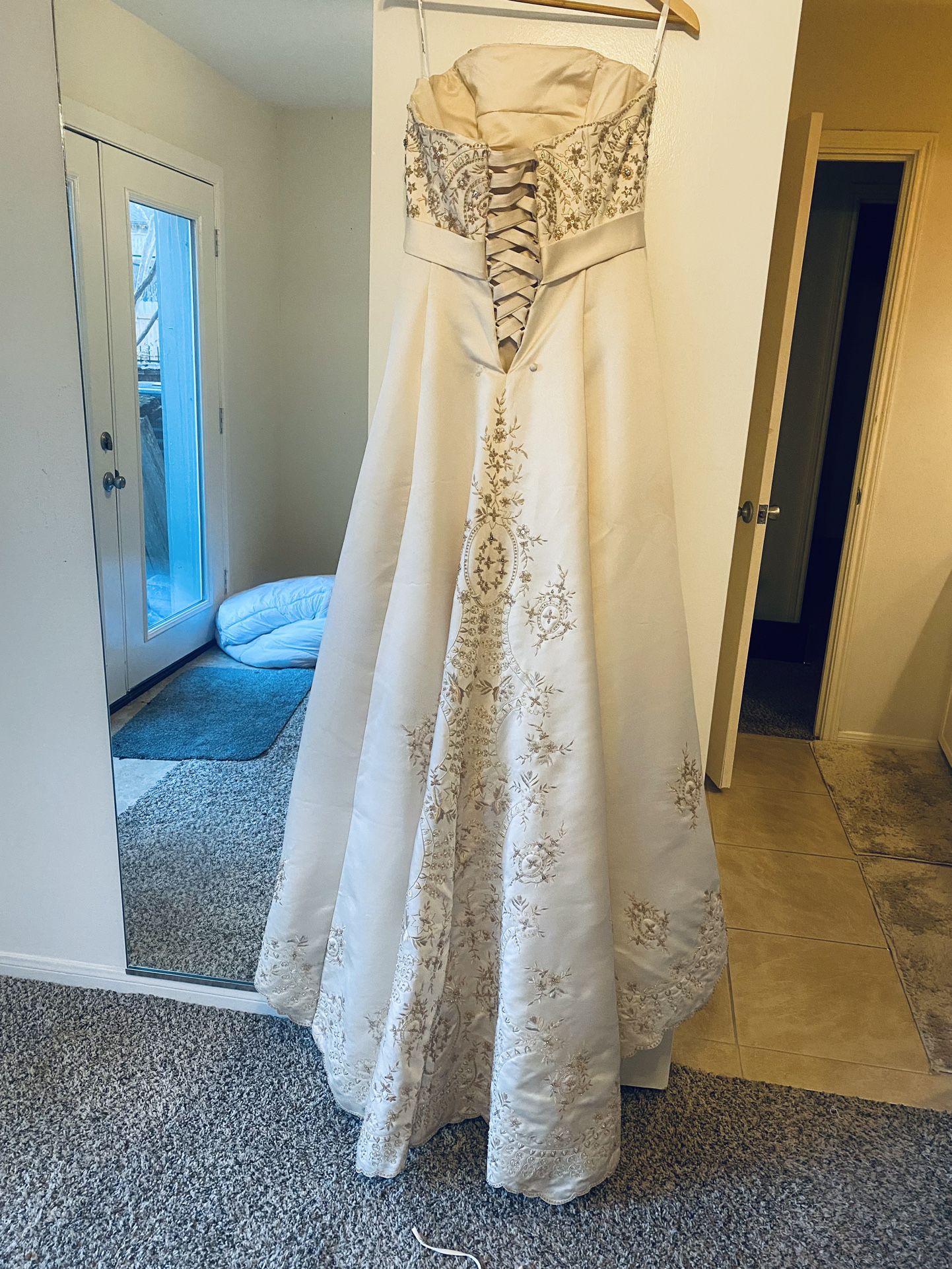 Champagne Wedding Dress