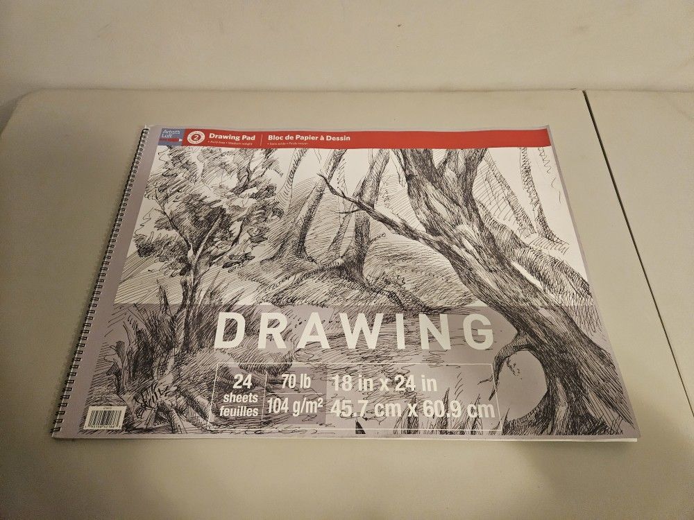 Used Drawing Pad 18 X 24 In