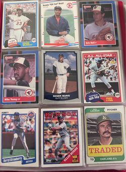 Vintage baseball card lot