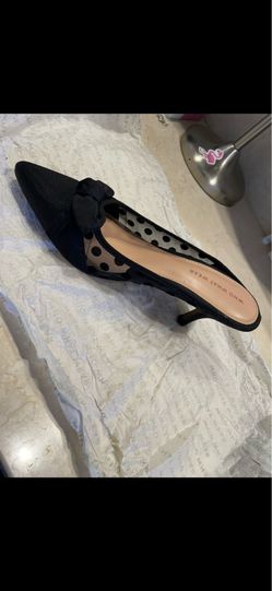 Elegant Black kitten mule size 7/7.5
